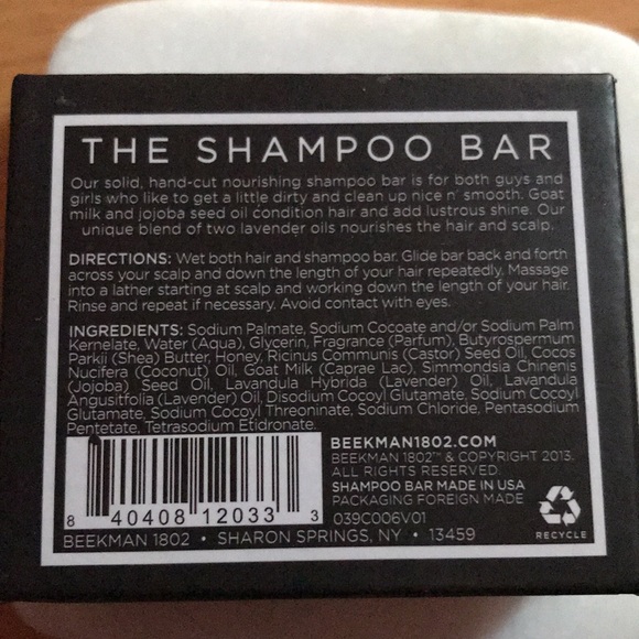 Beekman 1802 Hair Beekman 82 Shampoo Bar In Fig Leaf Poshmark
